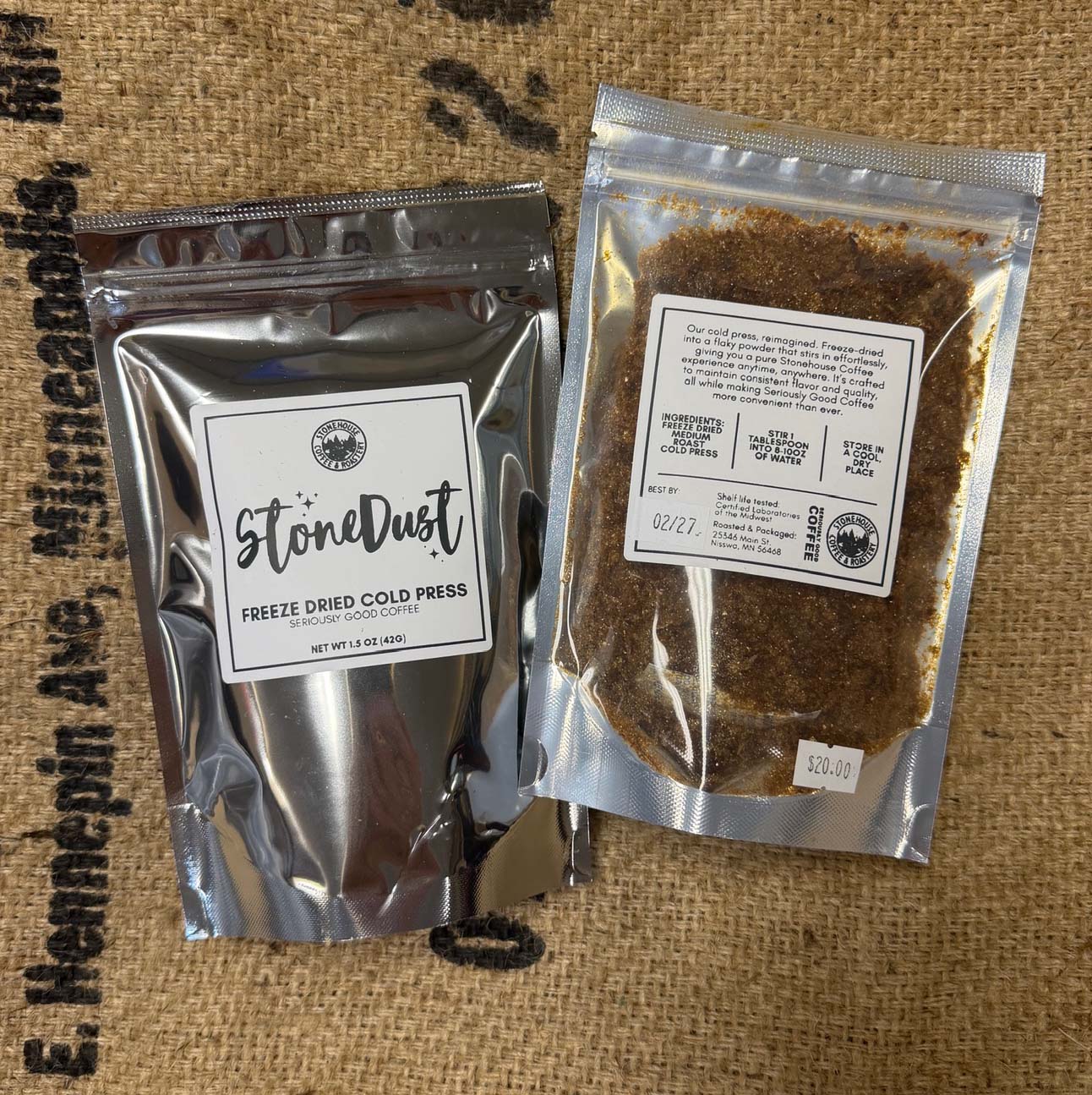 StoneDust Instant Cold-Press